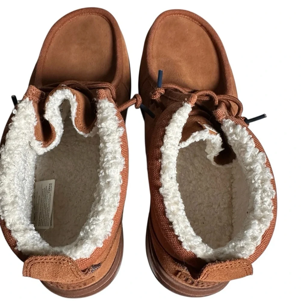 Hey Dude Brown Wally Mid Gripr Warmth Chukka Boots